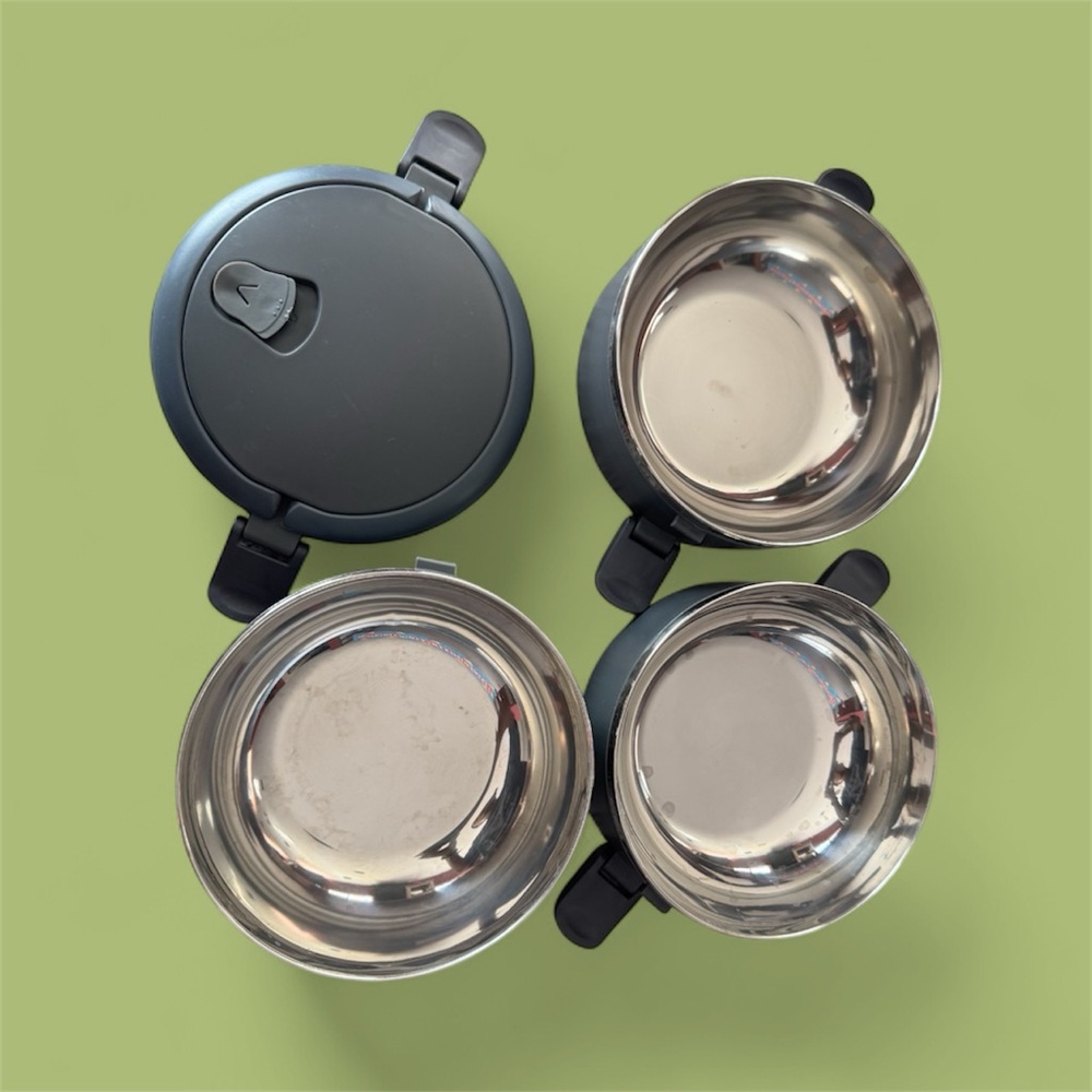 Gray Stainless Steel Food Storage Container - Picture 3 of 3